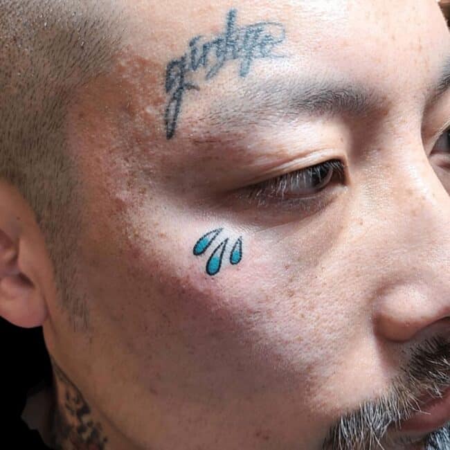 3 Tear Drop Tattoo