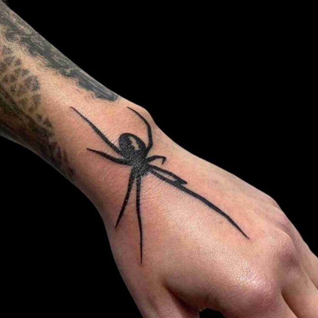 Spider Hand Tattoo