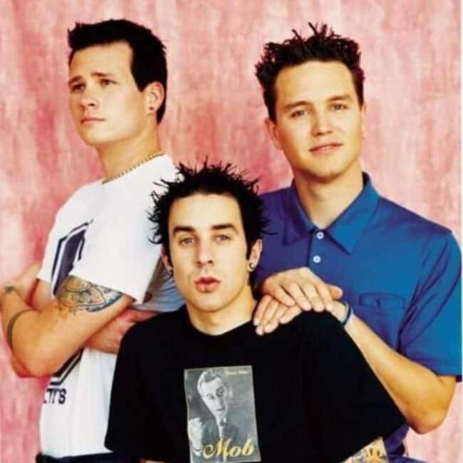 Blink-182 Band Members Authentic Colour Photo