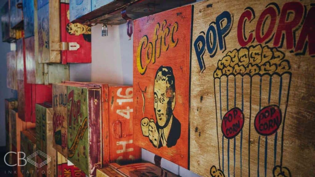 Celebrating Pop Culture Through Tattoos Colourful Picture of Pop Culture Posters and Symbols Blog Cover